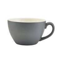 Matt Grey Porcelain Bowl Shaped Cup8